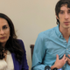 Fired Google engineer James Damore, right, and his lawyer Harmeet Dhillon, left, who is still working on the case.